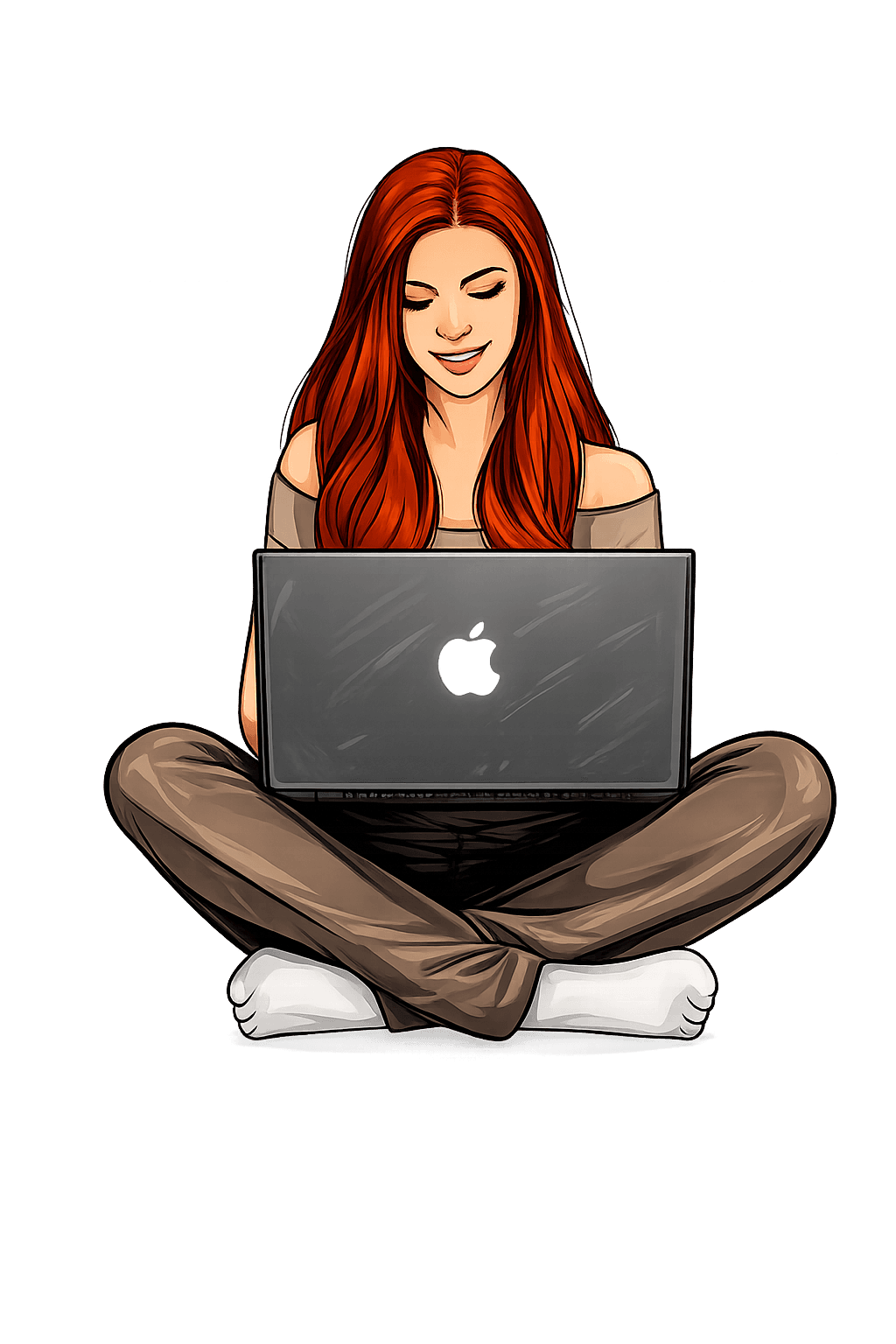 Anaya Software Hero Character Illustration